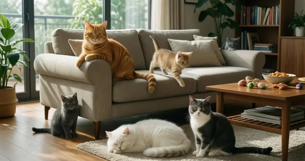 Living with Multiple Cats